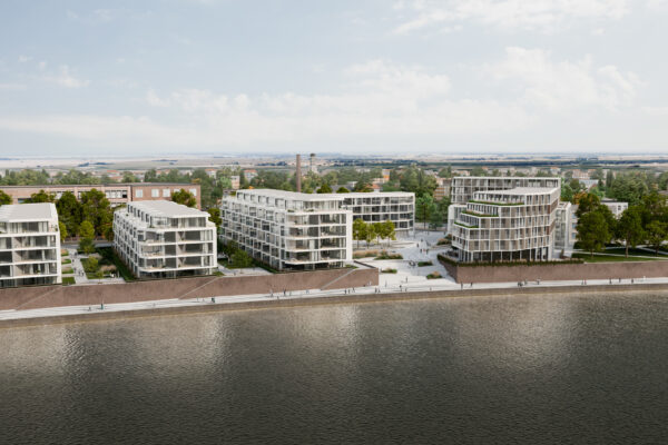 Rheinblick Krefeld - Architekturvisualisierung von Formgrafik